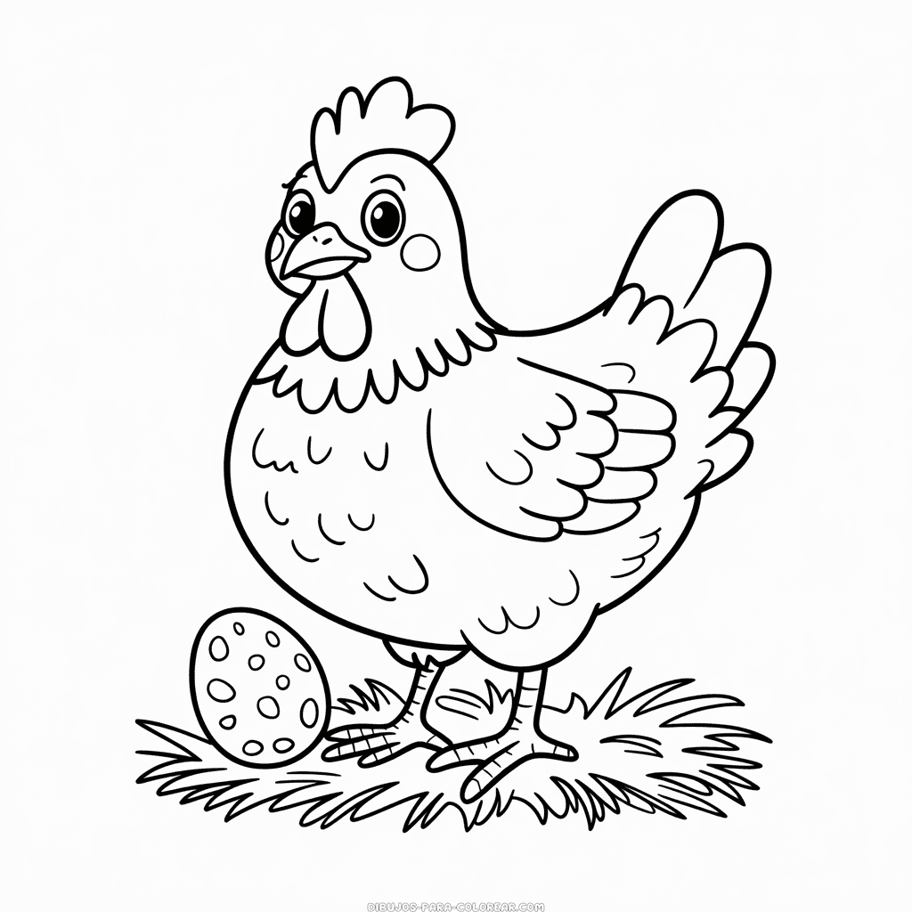 Dibujo de Linda Gallina para Colorear