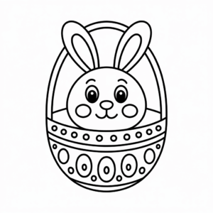 Dibujo de Lindo Pascua para colorear