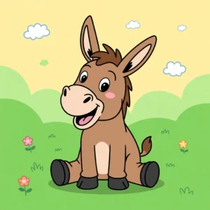 Dibujos de Burros para colorear