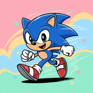 Dibujos de Sonic para colorear