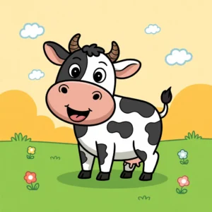 Dibujos de Vacas para colorear