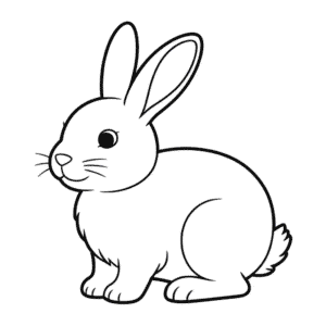 Dibujo de Animal conejo para Colorear