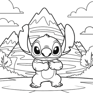 Dibujo de Duro Stitch para Colorear