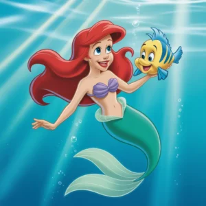 Dibujos de Ariel para Colorear
